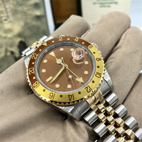 rolex gmt master ii root beer 16713 tritium dial years|rolex 16713 jubilee.